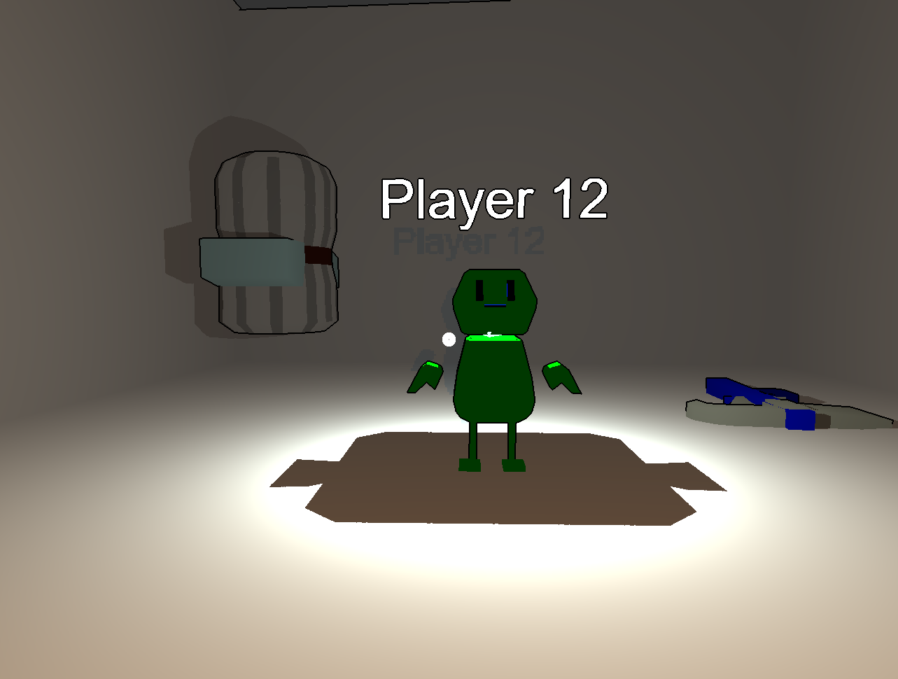 “Player 12” above a green player