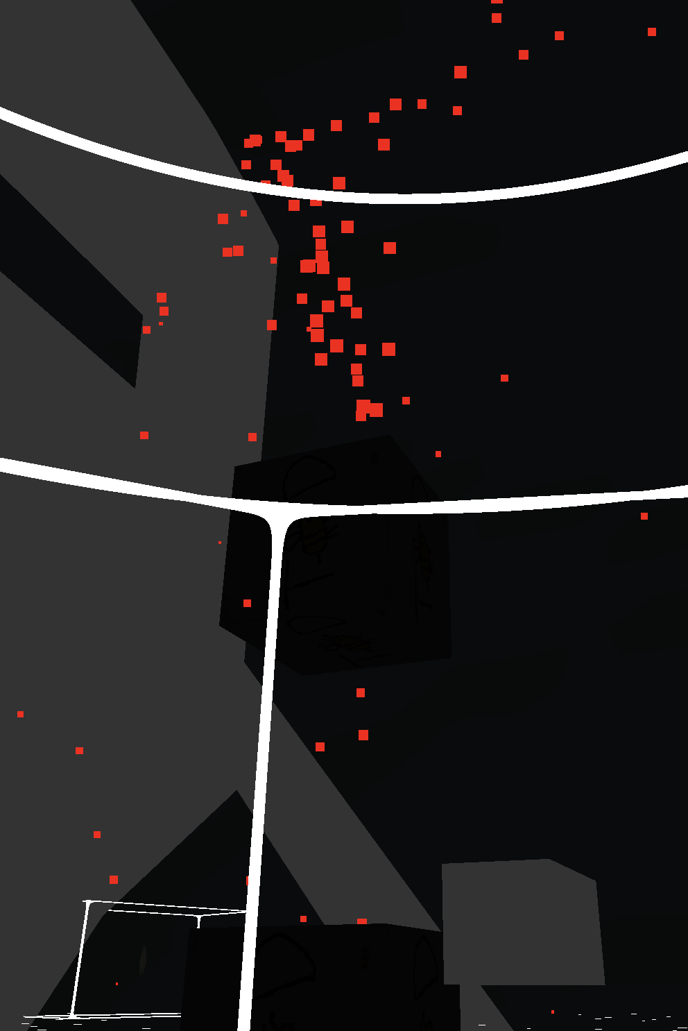 many red particles