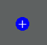 Blue circular reticle