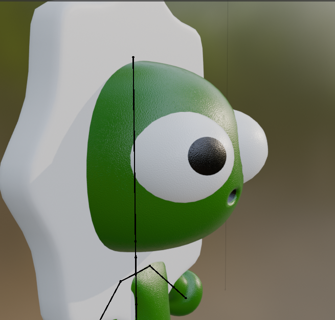 Runner model with textures